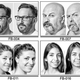 Algunas de las parejas de ‘dobles’ que participaron en el estudio.